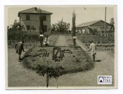 Aiuola didattica di una scuola